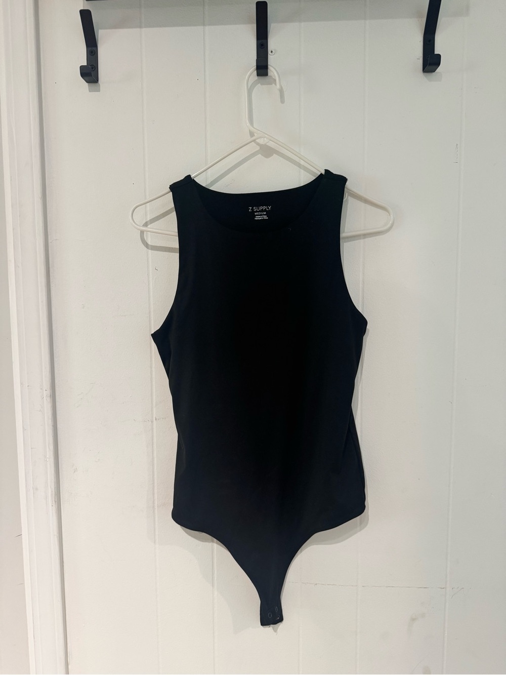 Z Supply Black Crewneck Tank Bodysuit M
